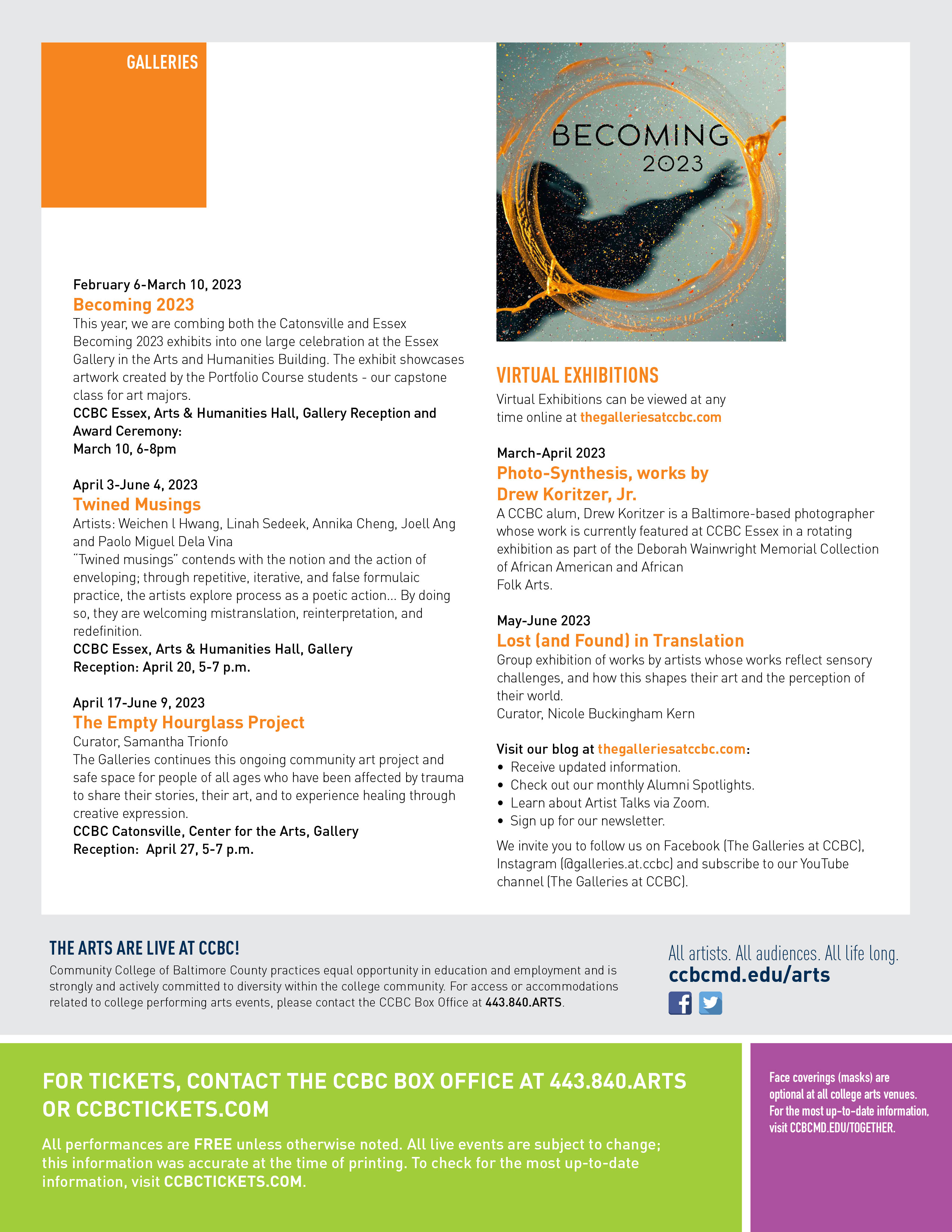 Arts Live! Spring 2023 page 7