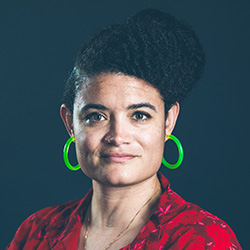 Playwright Adrienne Dawes