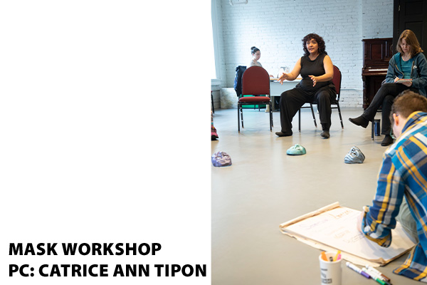 Tara Cariaso mask workshop